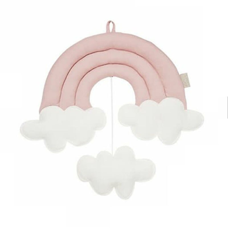 Decoración de tienda de campaña para colgar en la cama del bebé INS con nubes, decoración para la habitación de los niños, accesorios de fotografía, colgante de pared para guardería con gotas de agua y nubes