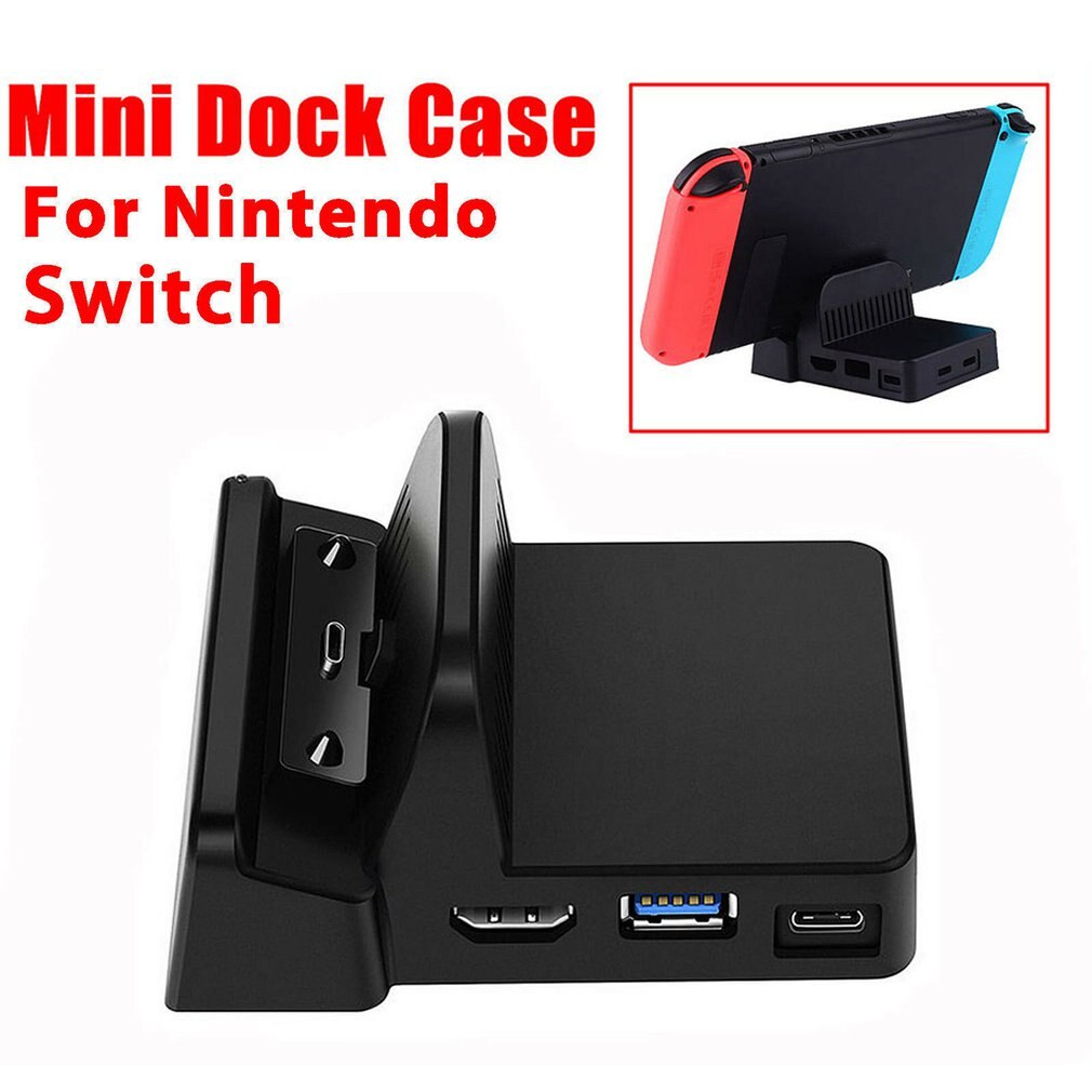 Mini DIY Replacement Dock Case for Nintendo Switch Docking Station Portable