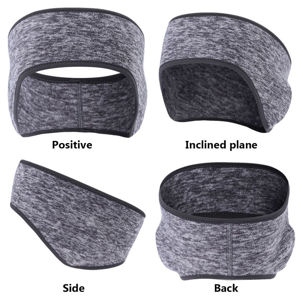 Outdoor Sports Hair Sweat Fleece Ear Cover Women Men Running Headband Ear Warmer Winter Sweatband Ear Muffs Yoga Headband