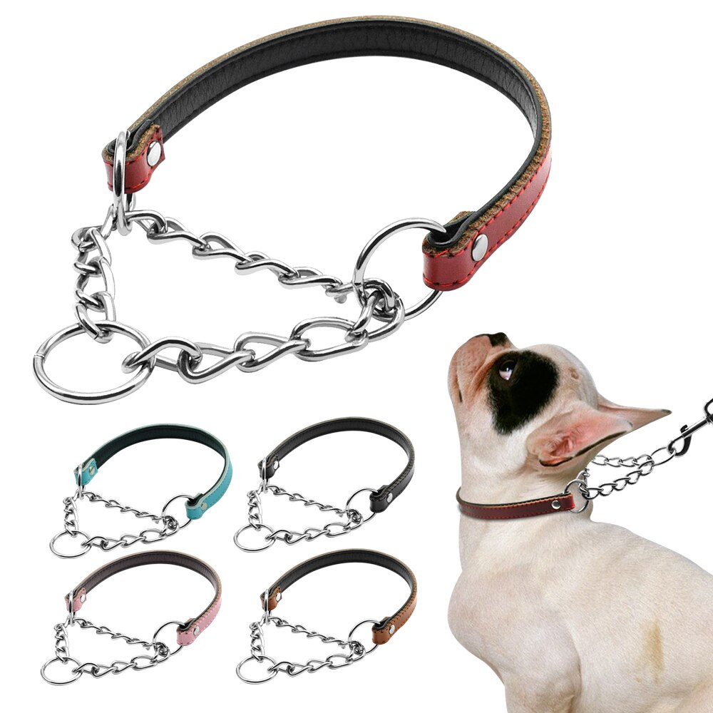 Martingale − collier pour dressage de chien, demi-choque, pour animaux de compagnie, 5 couleurs disponibles, rembourré, protège le cou
