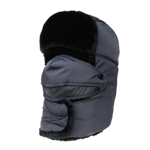 draussen Sport Schnee Kappe Polar- Vlies Hütte Bergsteigen Winter Wärmer Sport Maske für Ski Fahrrad Helm Deckel maskiert: tief grau