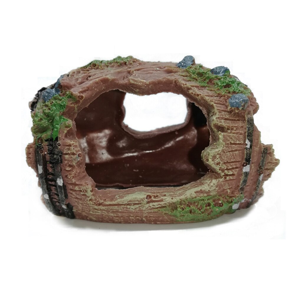 Hars aquarium ornamenten decoraties kunstmatige vat grot landschapsarchitectuur accessoires voor aquarium aquarium decoratie achtergrond: 2