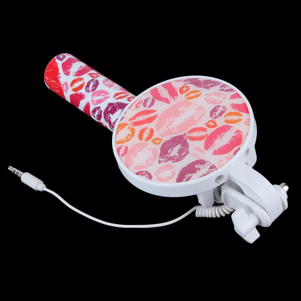 Lippenstift Muster Reise Handheld Kamera Selfie Handy Einbeinstativ Stick
