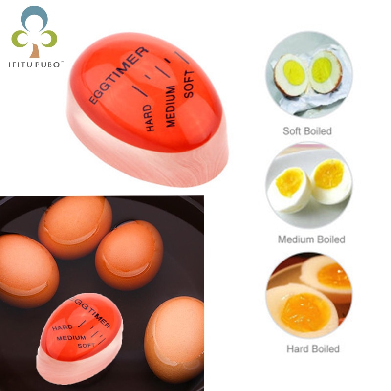 1pc egg tidtaker kontroll myke hardkokte egg matlaging kjøkken harpiks egg tidtaker lekker myke hardkokte egg matlaging kjøkken verktøy zxh