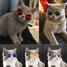 Kæledyr solbriller kattebriller hvalpe briller foto rekvisitter kæledyr leverer katte tilbehør jul