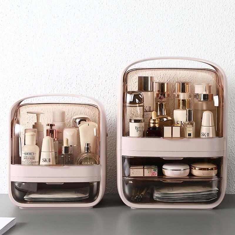 Mode Acryl Cosmetische Box Transparante Make-Up Sieraden Lade Home Storage Boxs Multifunctionele Reizen Cosmetische Organizer