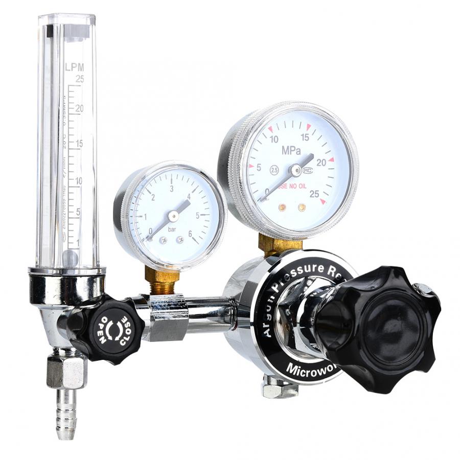 Gas Regulator Argon Gas Regulator Pressure Reducer G5/8 CGA580 Outlet Adjustable Pressure Air Compressor Pressure Regulator