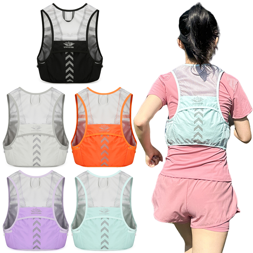Trink-Joggingweste, ultraleicht, atmungsaktiv, für Laufen, Rennen, Trinkweste, Damen und Herren, funktionale Packung für Fahrrad, Marathon-, Wandern