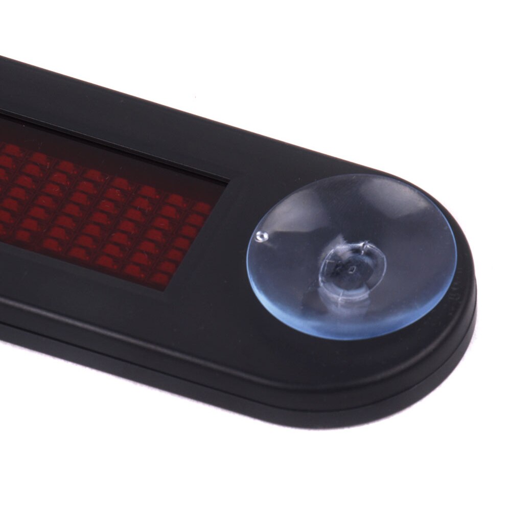12V Car Mini Super Slim LED Programmable Message Sign Scrolling Display Board with Remote Car Styling