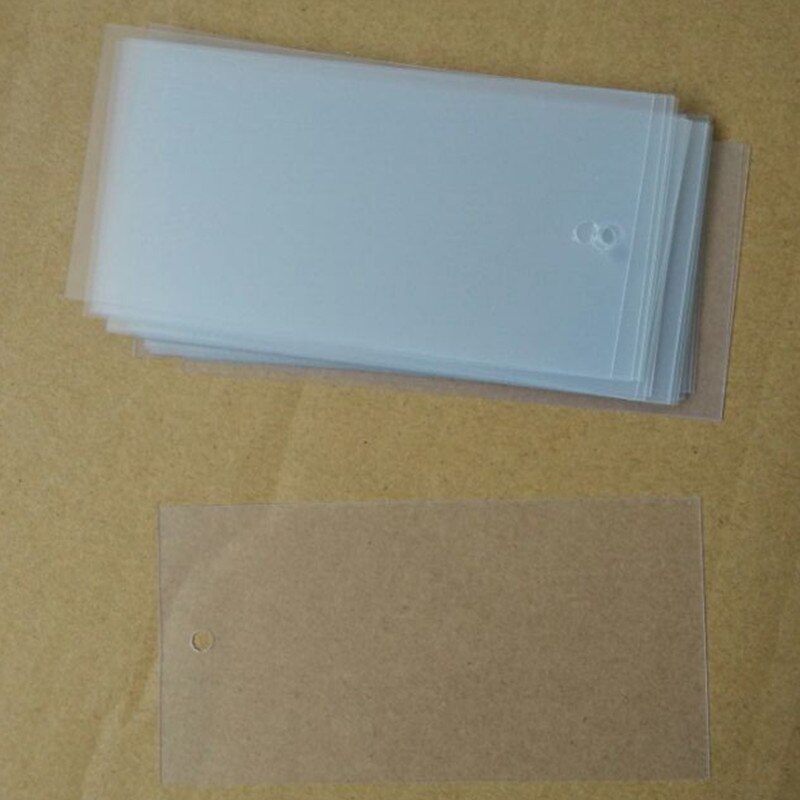 1000pcs , 4.5 * 9 cm Blank clothes PVC swing tags ... – Grandado