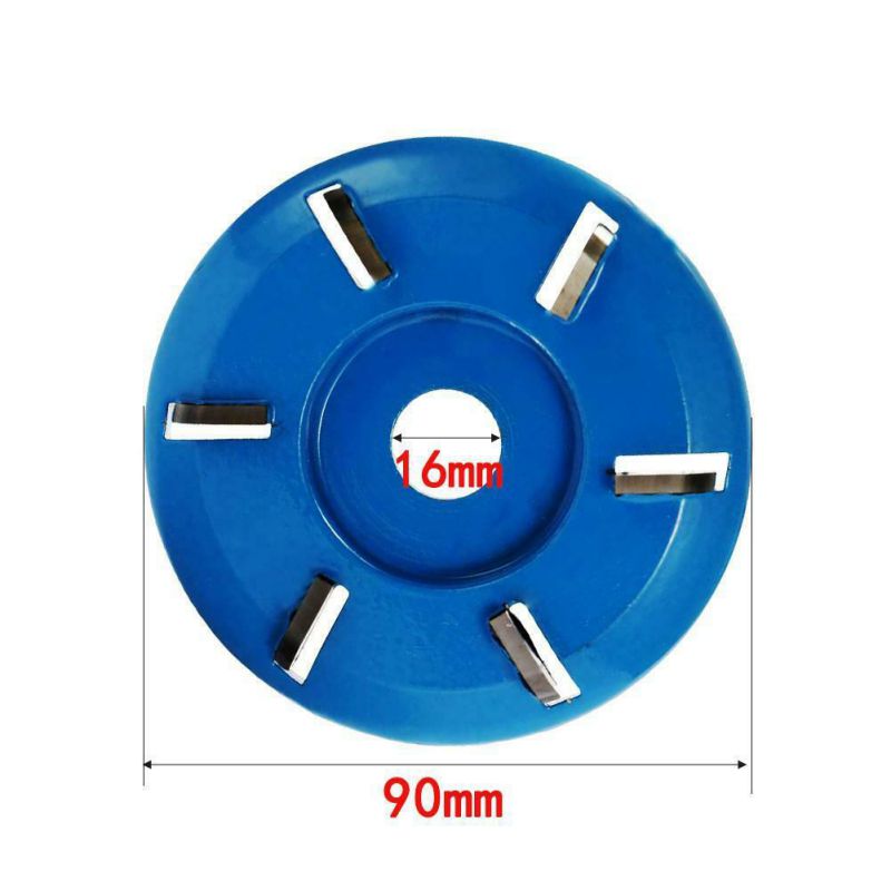 Herramienta para amoladora angular, cortador para esculpir madera con 3 dientes de potencia curvada