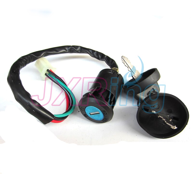 Universal Motorcycle ATV Ignition Switch Lock Key with Dustproof Cap 4