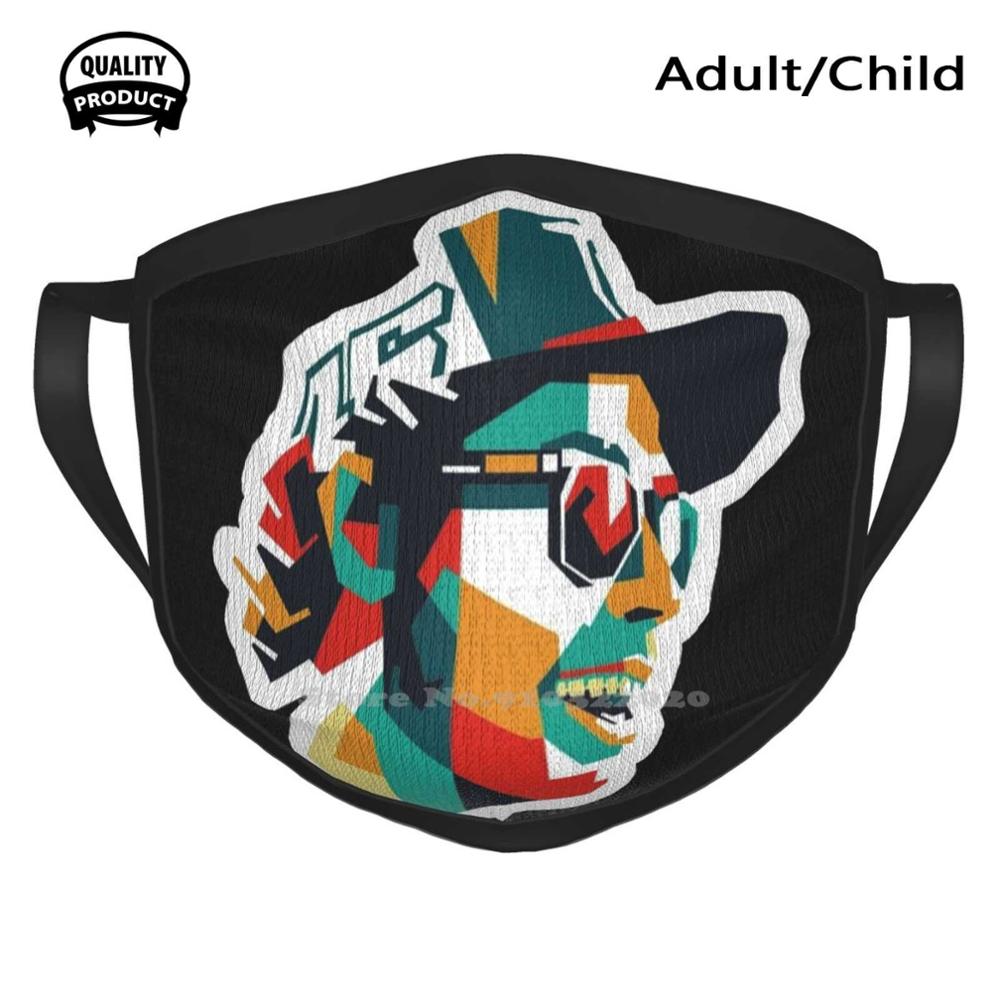 Fan Art-mascarilla de Superbike, bufanda suave y cálida multifunción Rossi, motocicleta Superbike , Retro Vintage: Black Mask / Adult Size