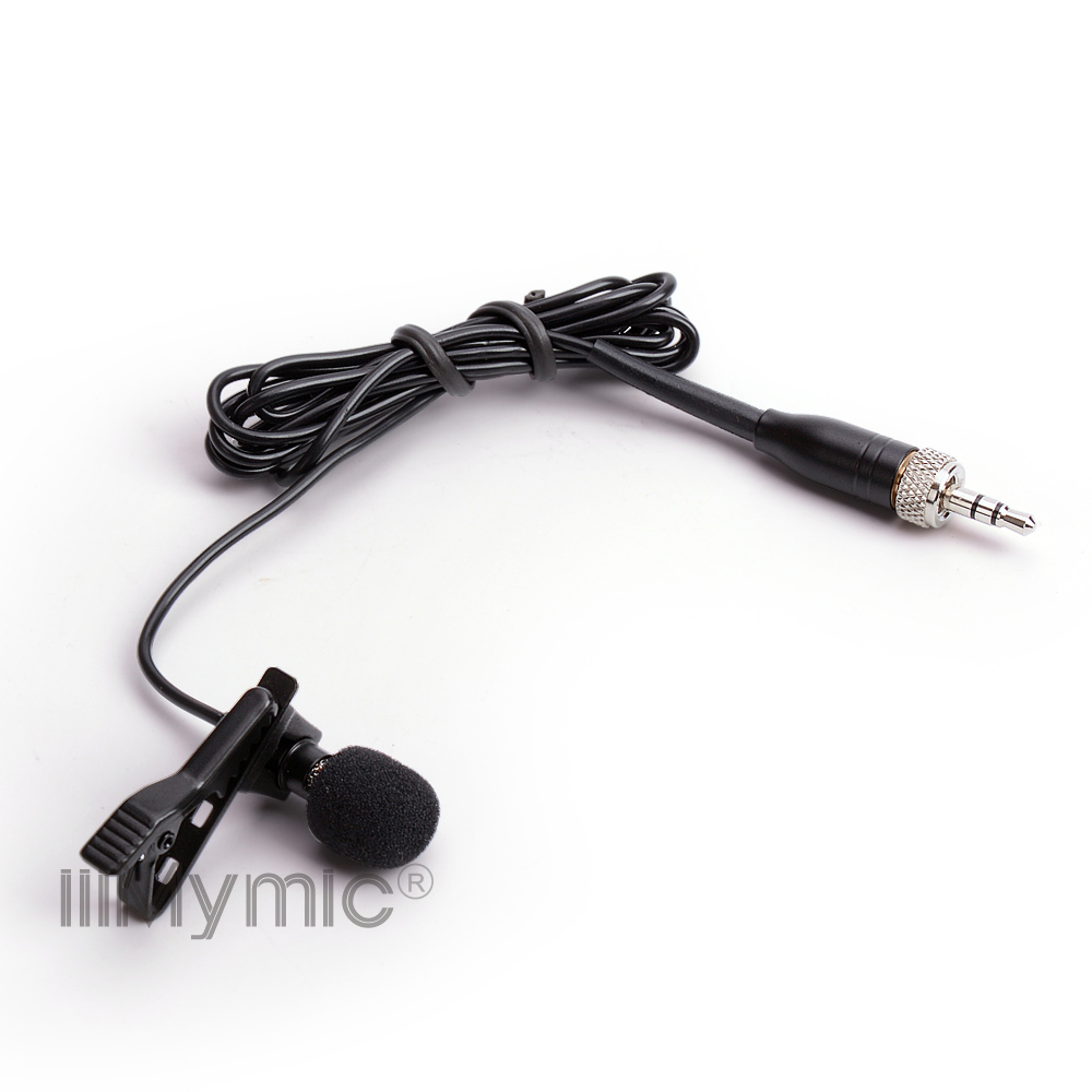 Micrófono de solapa Lavalier para AKG Sennheiser Shure transmisor Bodypack inalámbrico Mini 3 pines XLR 3,5mm bloqueable 4 pines
