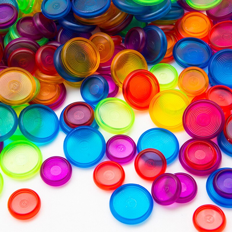 50Pcs 18mm Mushroom Hole Disc Binders for Notebooks/Planner Diy Loose Leaf Binding Rings Discbound Discs CX19-004: Assorted-50 Pcs