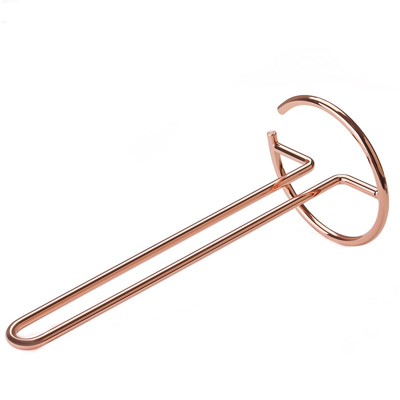 Stainless Steel Kitchen Roll Paper Towel Holder Bathroom Tissue Stand Rose Gold Napkins Rack Home Kitchen Storage Accessories