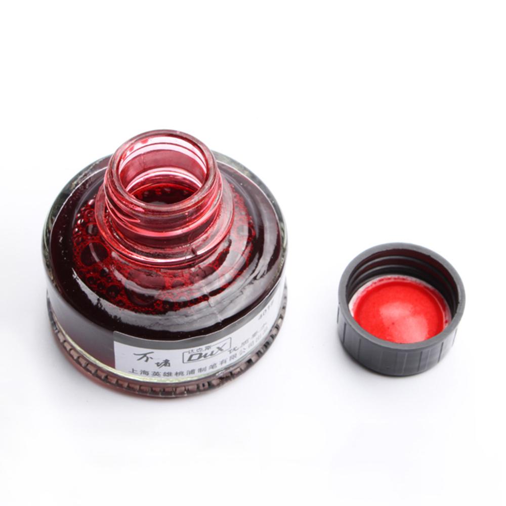 50ML Smooth Writing Fountain Pen Ink Glass Bottle Student School Office Supplies