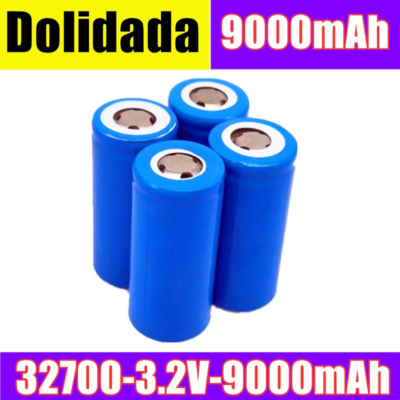 3.2V -9000mAh - 32700mah 9000 mAh battery LiFePO4 55A High Power Maximum Continuous Discharge Battery