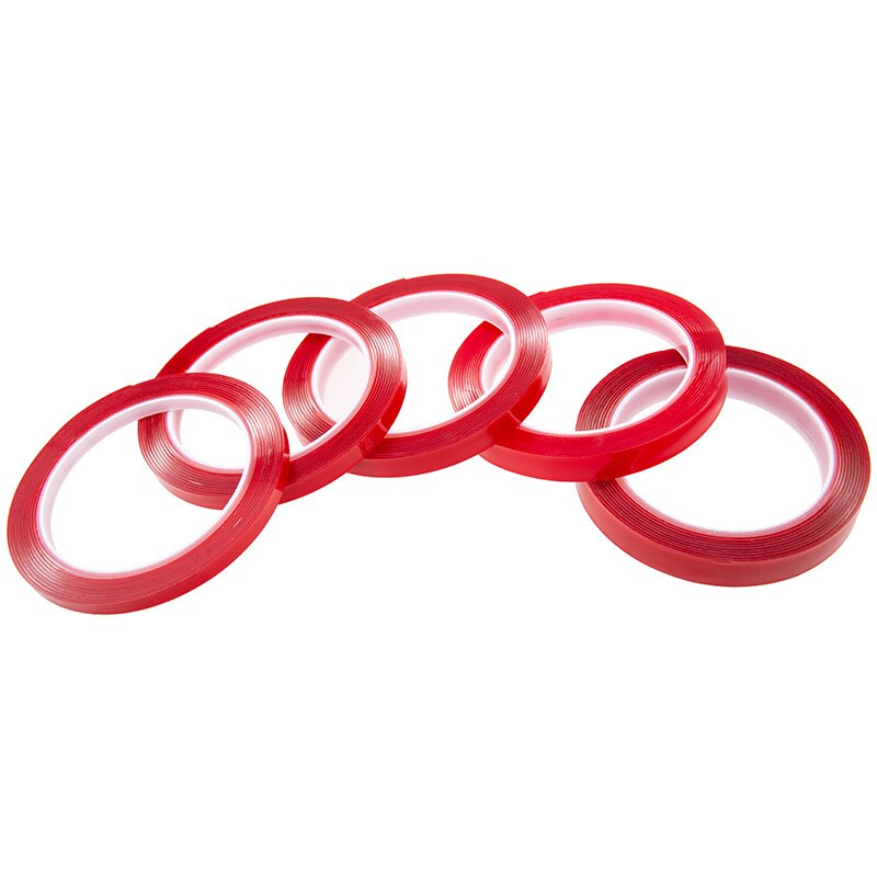 Cinta adhesiva de doble cara automotriz para coche Adhesivo acrílico transparente sin trazas para tira LED fija para teléfono