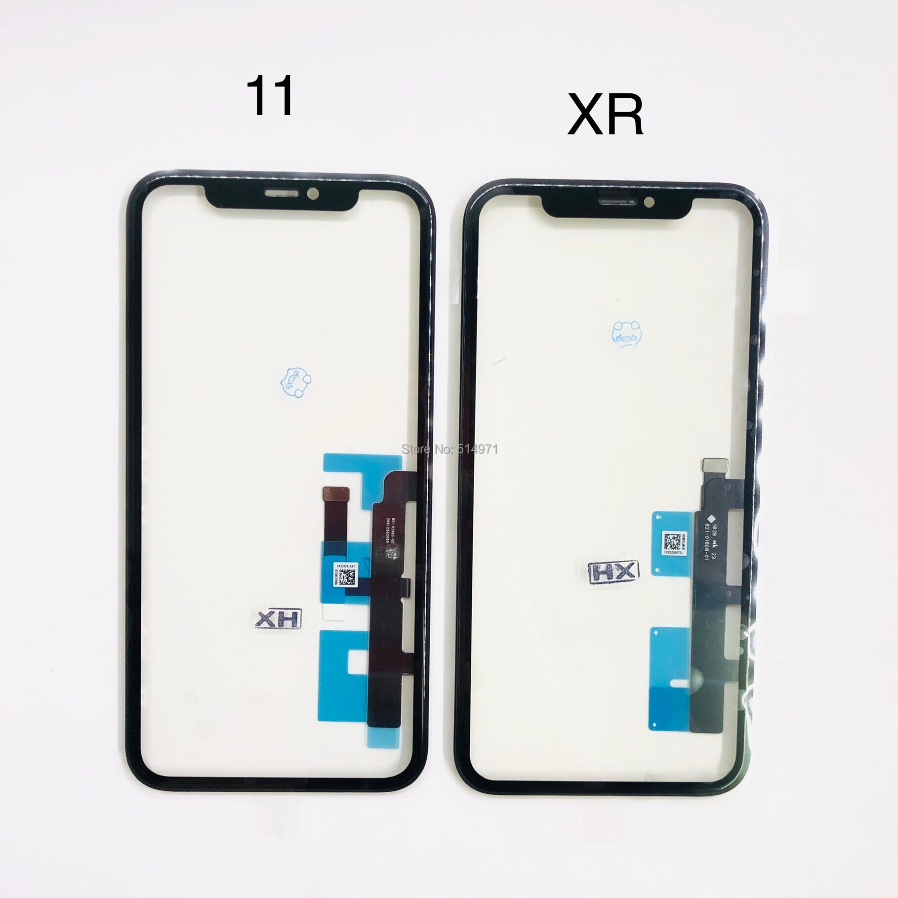 Original LCD Display Touch Screen Front Outer Glass Panel with Flex Cable For iPhone 11 12pro X XS Max Replacement Parts