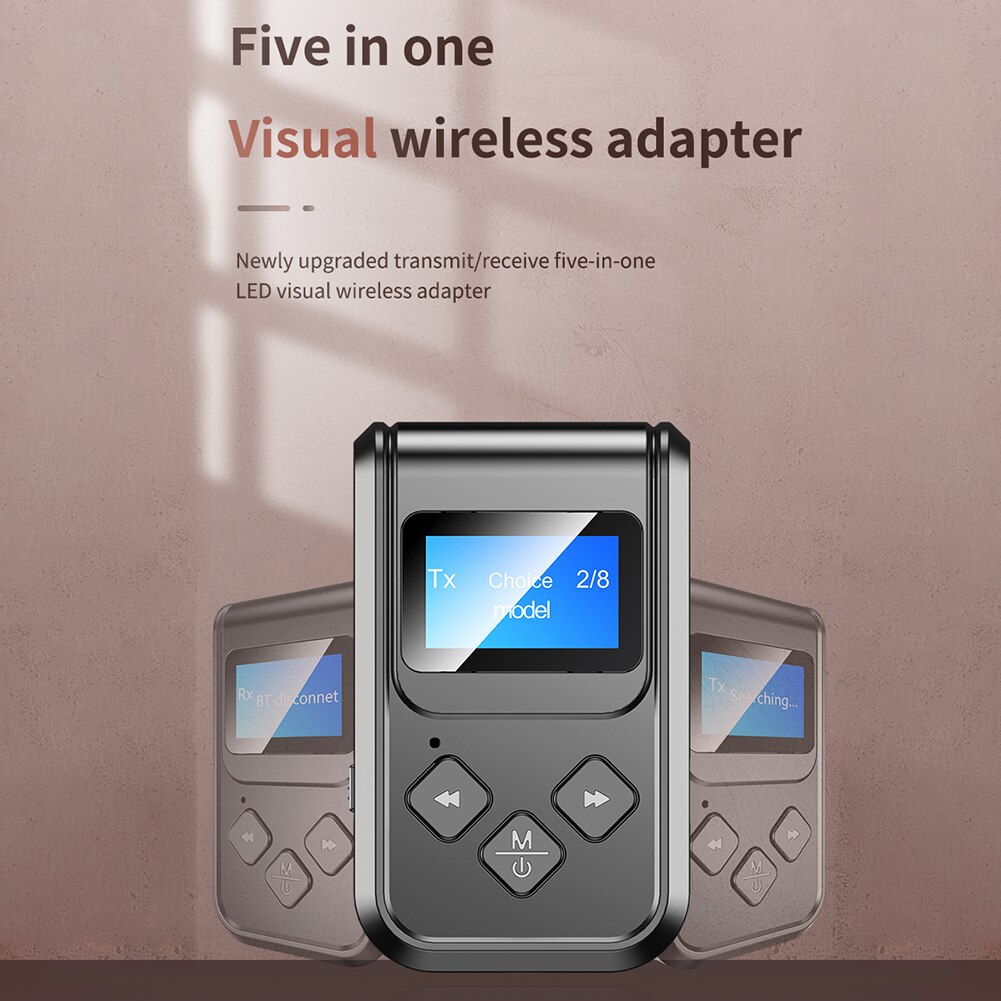 Dongle Muziek Draadloze Adapter Handsfree Bluetooth 5.0 Dongle Audio Muziek Draadloze Zender Ontvanger Adapter