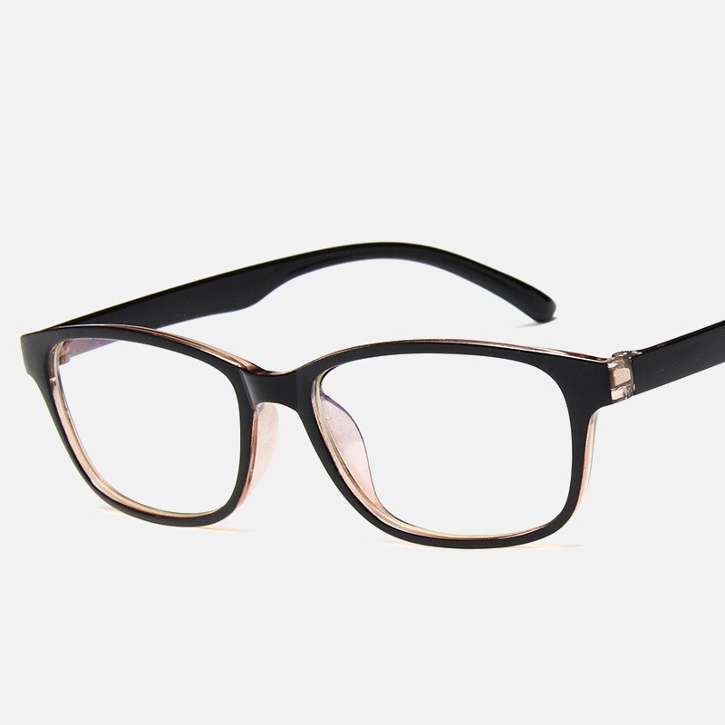 Computer Phone Eyewear Blue Light Blocking Rectangle Glasses Men Women Gaming Protection Radiation Anti Blue Light Glasses: Black tea