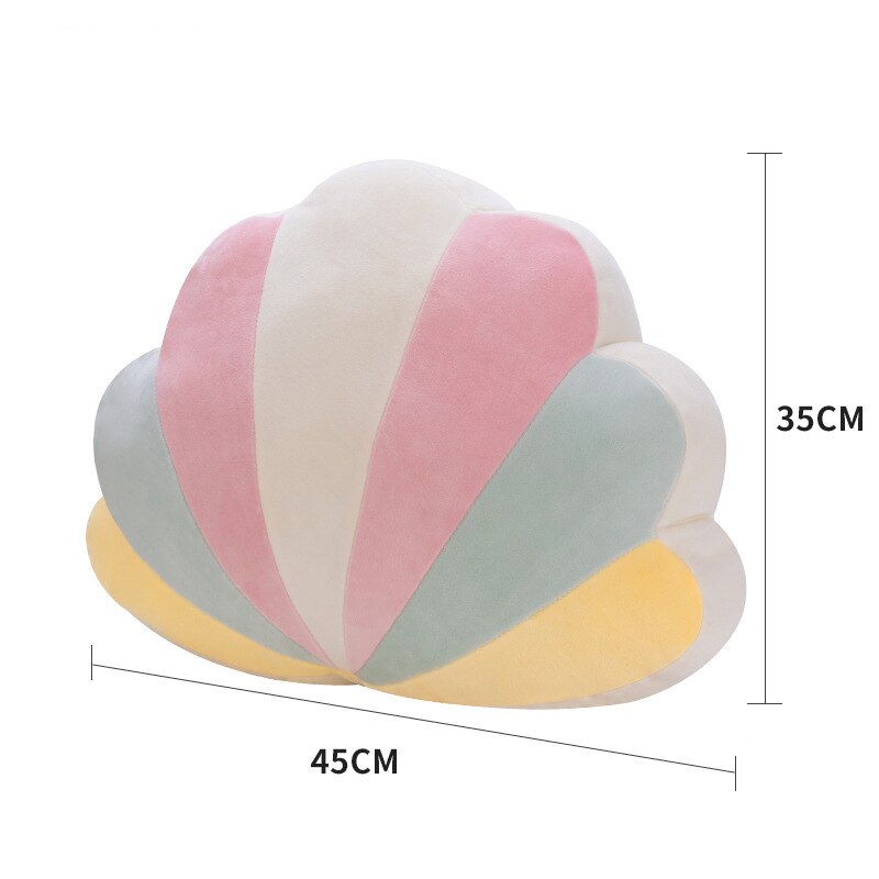 Cilected Multicolor Rainbow Cloud Pillow Living Room Bedroom Sofa Bed Cushion Office Cute Napping Pillow Stars Plush Toy: PC026-5