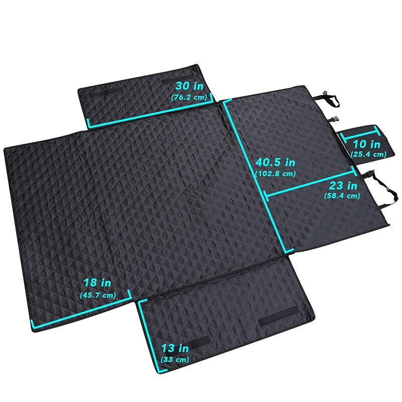 Benepaw Wear-resistant Dog Car Seat Cover For SUV Trunk Waterproof Portable Durable Liner Cover Protects Vehicle Easy To Install