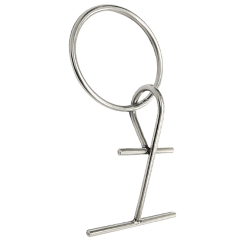 Portable Dock Cleat 316 Stainless Steel with O-Ring for Fenders, Bumpers, Mooring Line Marine Grade