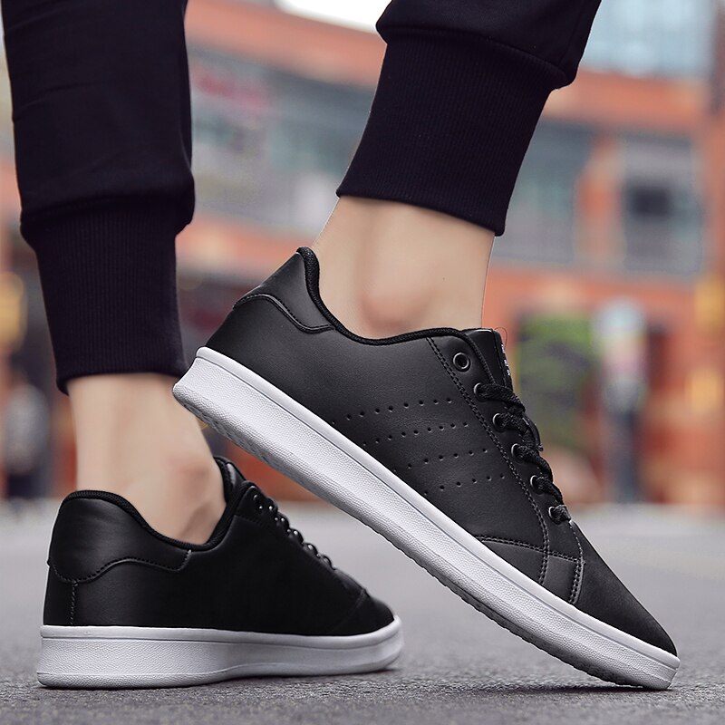 Heren casual schoenen heren casual heren sportschoenen platte schoenen ademend gevulkaniseerde schoenen veterschoenen witte schoenen damesschoenen