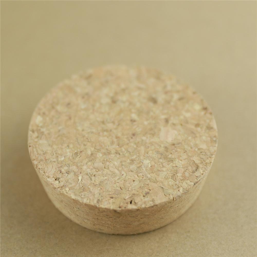 4 Stks/partij Dikke Glazen Fles 65Mm Kurk Spice Flessen Container Potten Flesjes Diy Craft Keuken Opslag Flessen