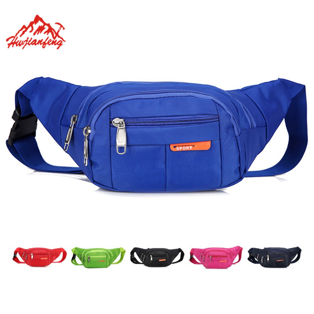 Running Belt Taille Zakken Grote Capaciteit Outdoor Running Bag Multi-Functionele Anti-Spatten Waterdichte Nylon Zak