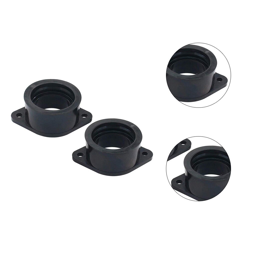 2 uds reemplazo para 74-75 Kawasaki KZ400 arranque de colector de admisión de carburador junta de carburador aislante de la motocicleta