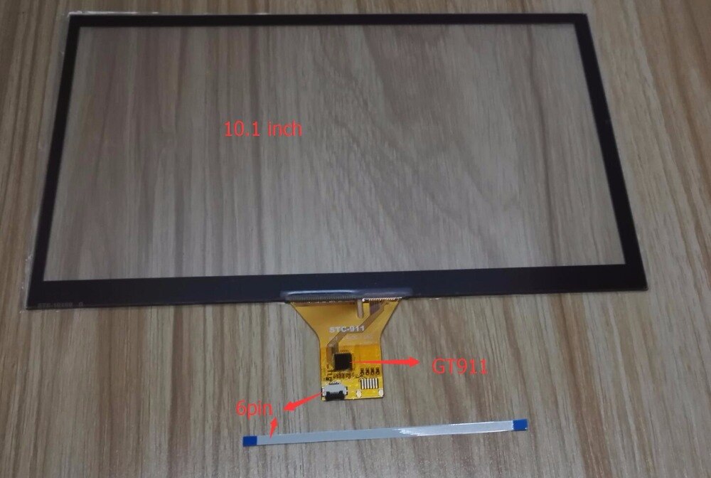 10.1 -inch 235*143mm GT911 6pin Capacitive touch screen