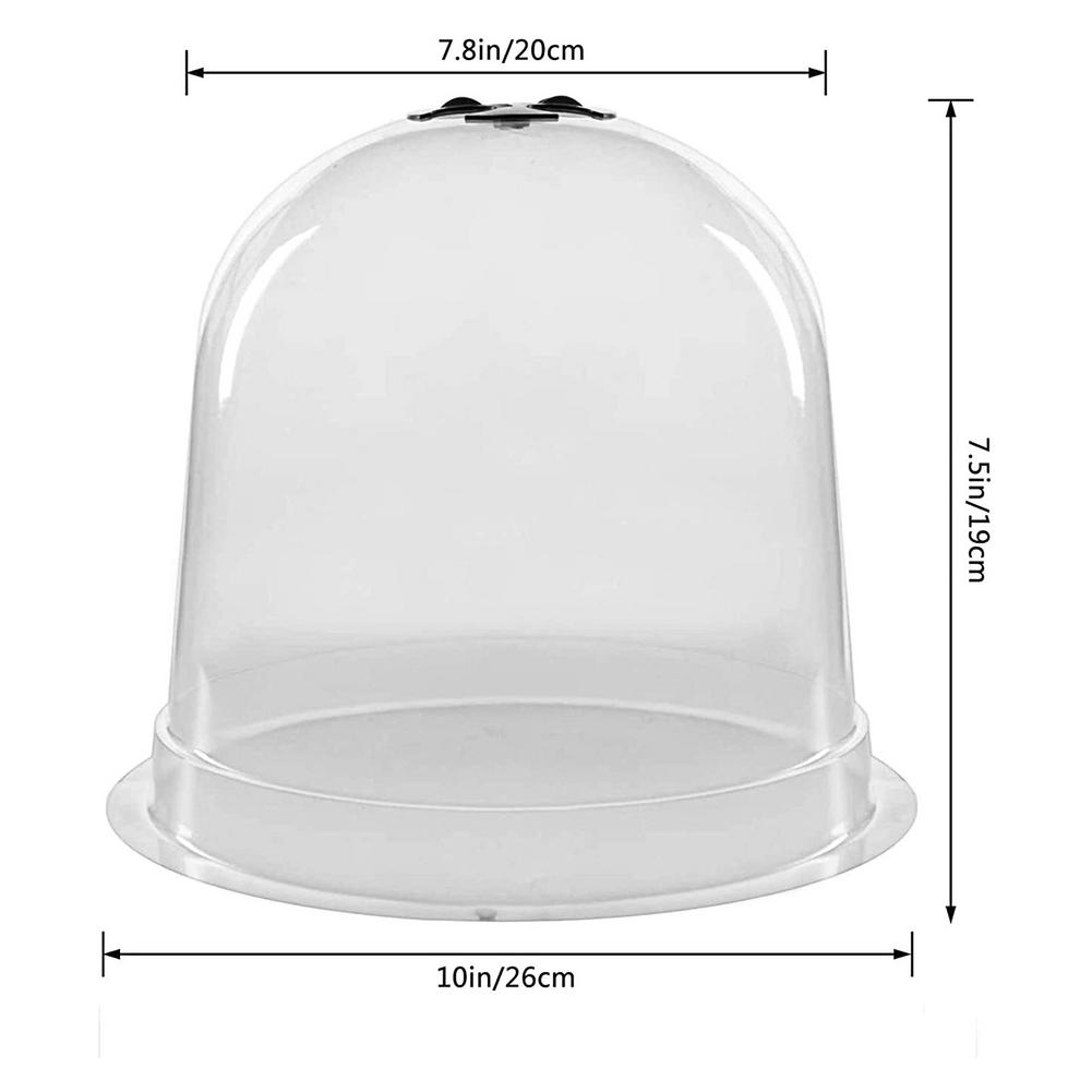 Cloche de jardin cache Cloche plante Anti-gel Cloche pot ongles plastique Mini serre pour gel gel froid Protection des plantes