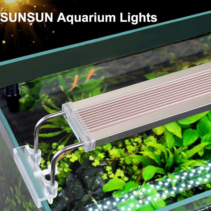 Sunsun Advertenties Aquarium Led Verlichting Lamp Aquatic Plant Aquarium Led Licht Aquarium Licht 110-220V Ultra Slim groeien Verlichting Lampe