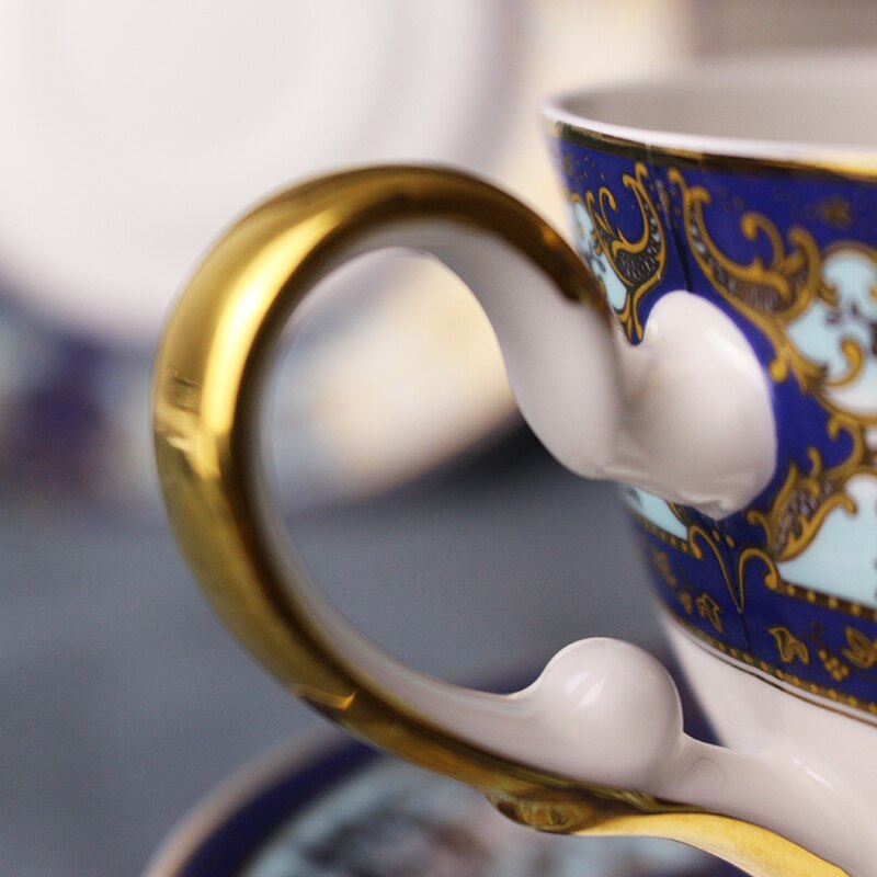 ceram coffee cup tea/ milk cup afternoon tea cup with plate with