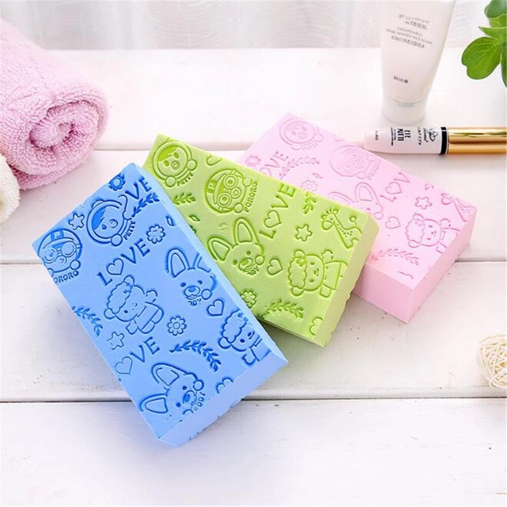 Soft body scrub bath exfoliating scrub sponge shower brush body scrub exfoliating skin cleanser dead skin remover bath tool