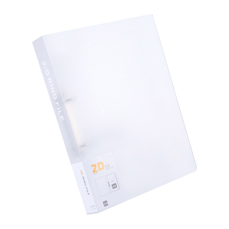 A4 Binder Folder 4-ring 2-ring A4 File Binder Expanding File Office Document Organizer 220 Sheets Capacity for School D5QC: White