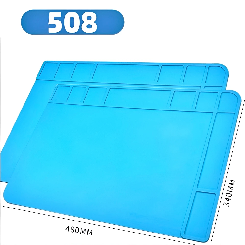 Repair Pad ESD Insulation Soldering Mat Heat Resistant Soldering Station Silicon Work Pad Phone Repair Tool Kit Desk Platform: PURPLE