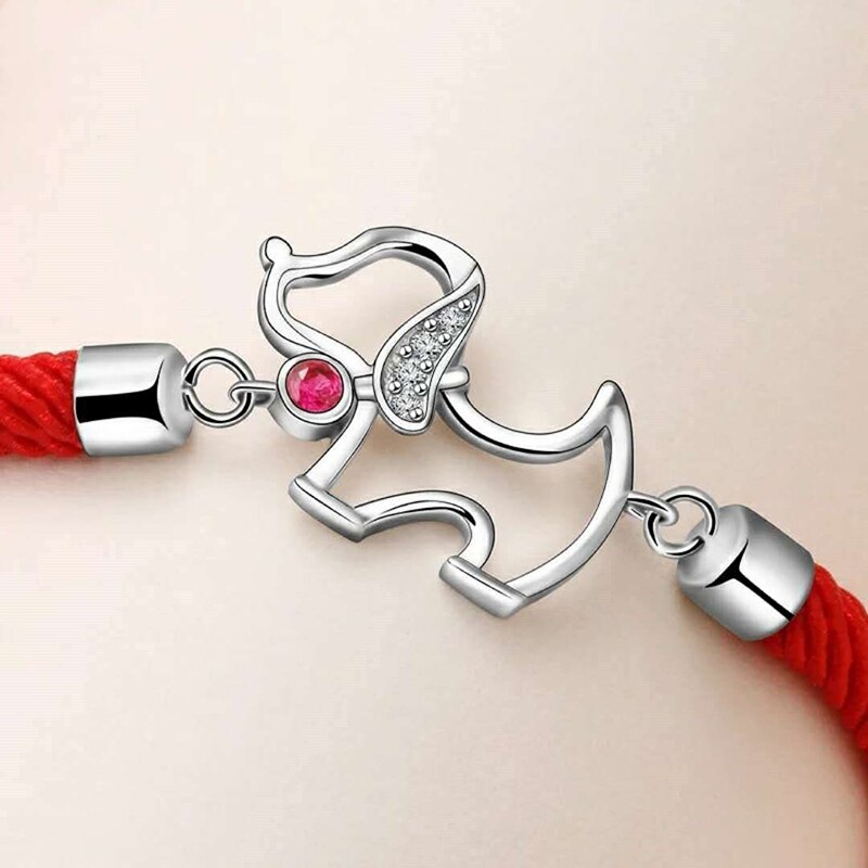 Pulsera de estilo Simple de línea retorcida de Jade hueco de Pin de Plata de Ley 925