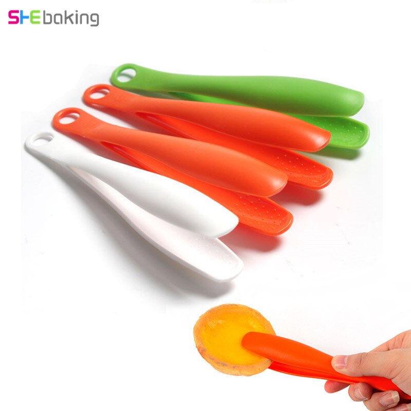 Shebaking 2 stk/set Plastic Voedseltangen Clips Non-stick BBQ Buffet Clip Voedsel Taart Groente Fruit Salade Tong Keuken gereedschap Gadgets