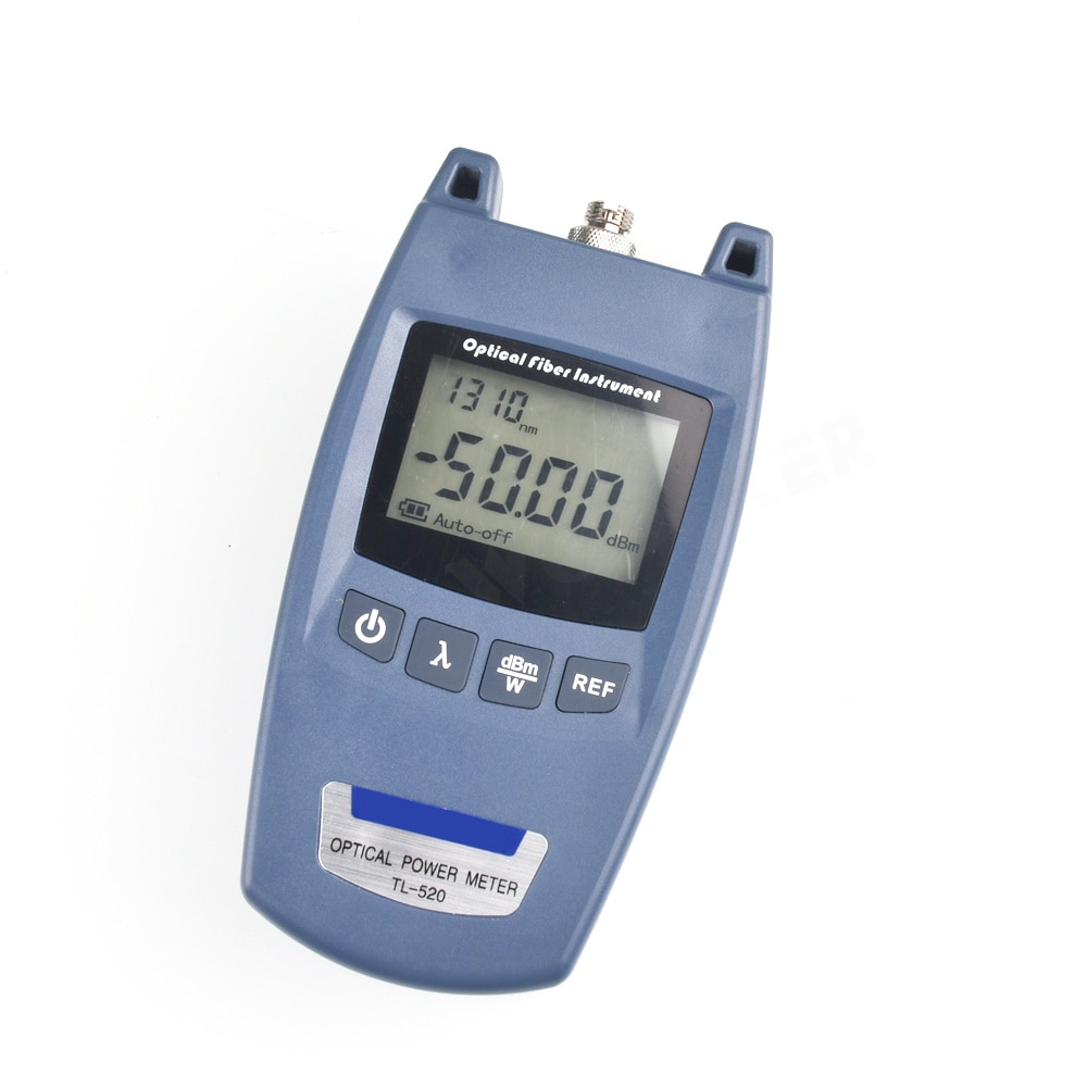 Handheld Mini FTTH Fiber Optic Power Meter TL-520 With SC/FC Universal Connector Optical Cable Tester