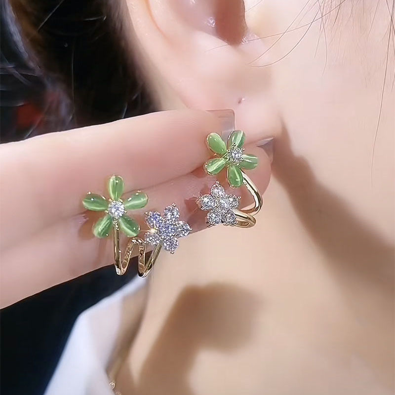 LATS-pendientes geométricos multicapa de perlas de circón para mujer, aretes colgantes de cristal, joyería de , de , estilo coreano: Oro oscuro