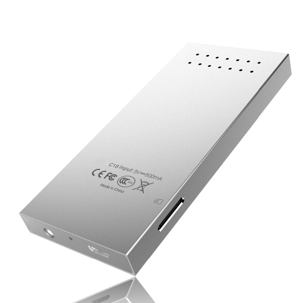 MP3 Player Metal Music Player Built-in Speaker Lossless Sound Support FM Radio, Voice Recorder Expandable SD Card Up to 64GB