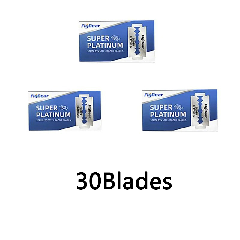 Classic Retro Stainless Razor Double Edge Razor Blades Men's Safety Razors Barber Tool Shave Hair Removal Razor: black