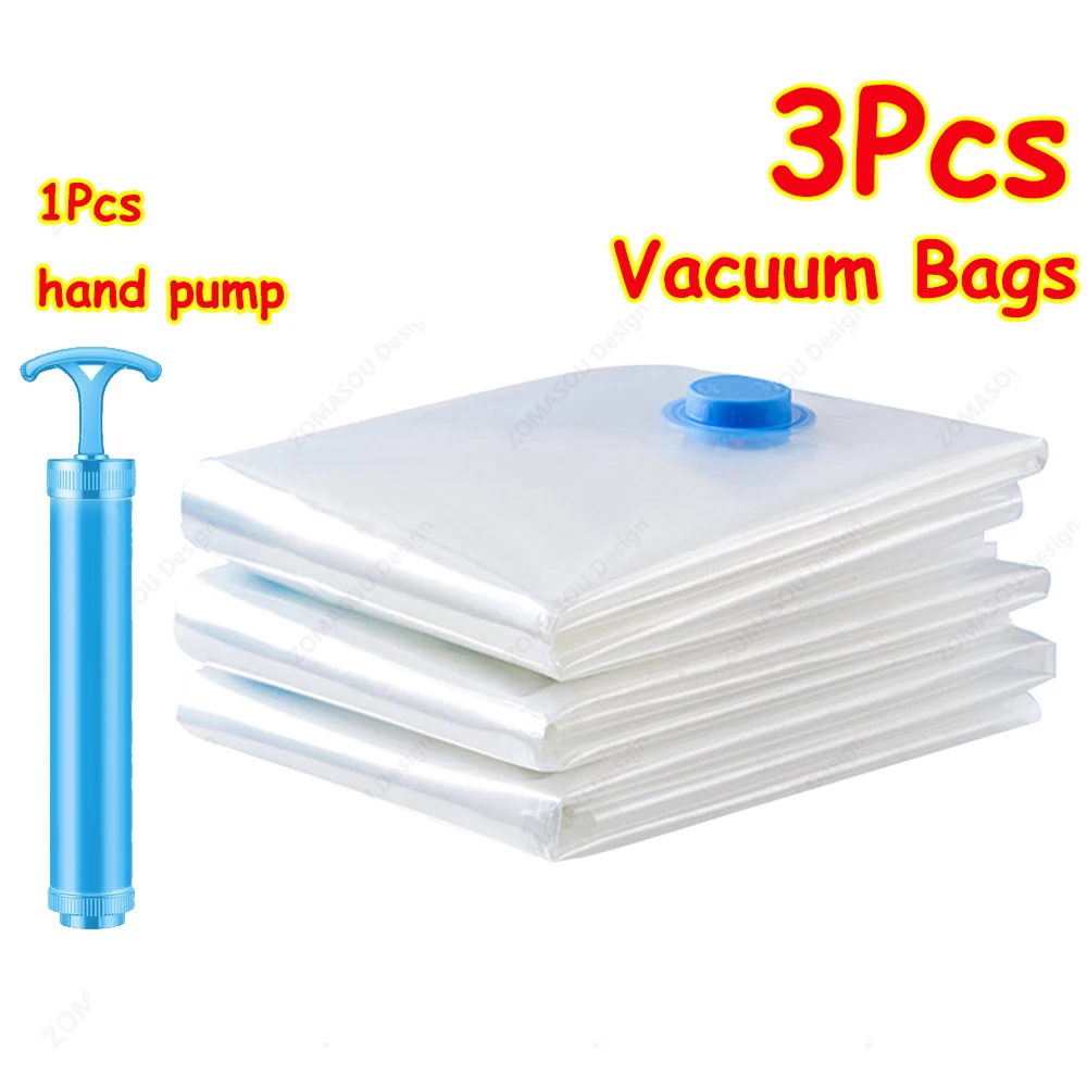 1-24Pcs Vacuum Storage Bags Vacuum Seal Bag Reusable Space Saving Bags Folding Compressed Organizer Bag For Clothes Bedding: XXL / PURPLE
