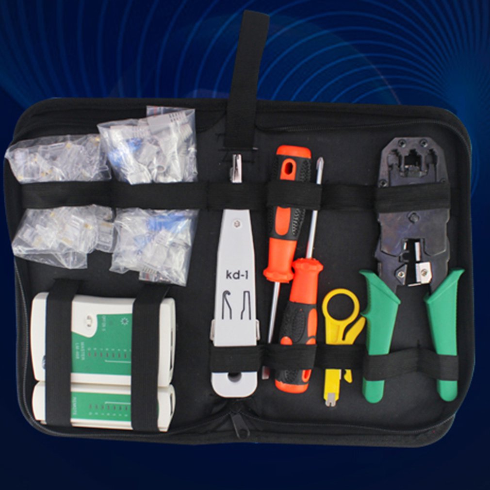 RJ45 Crimping pliers Portable LAN Network Repair Tool Kit Cable Tester AND Plier Crimp Crimper Clamp: YG-P108