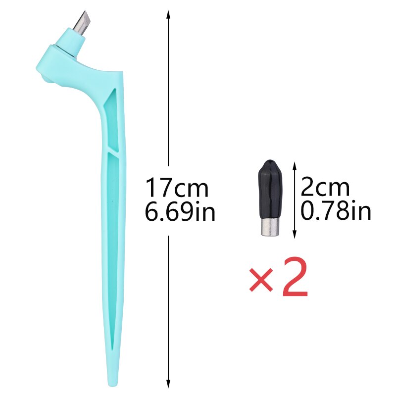 LMDZ 1PC 360-degree Rotating Utility Knife Pen Paper Cutting Pen Engraving DIY Art Craft Hand-held Rotary Carving Knife