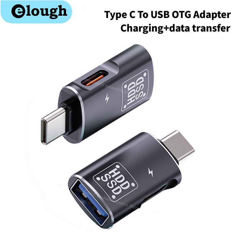 Adapter typu C na USB OTG 2 w 1 PD12W Szybkie ładowanie i transfer Konwerter USB C do Iphone 15 Huawei Xiaomi Phone U Disk